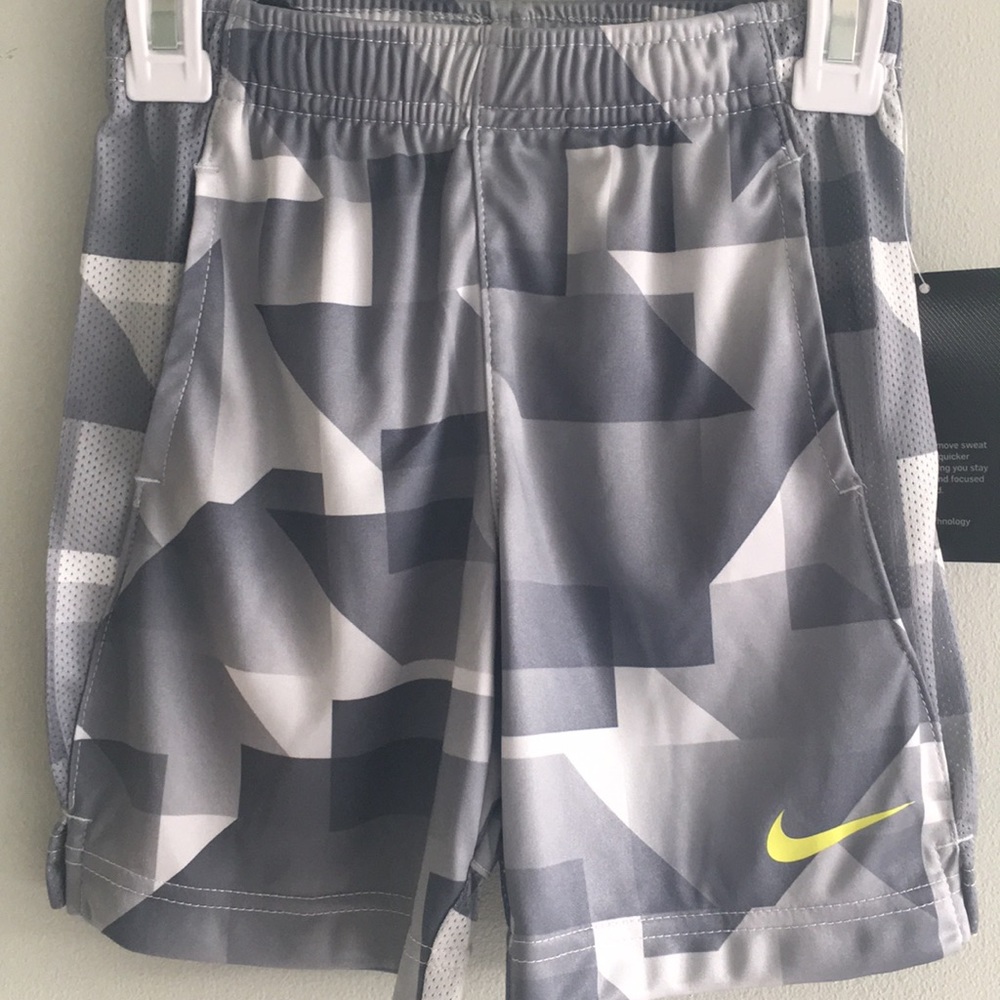 Gray Nike Dri-fit Boys Shorts